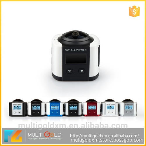 360 Degree Panoramic View Car Camera, MINI WIFI Sport DV 1080P Manual 360 Degree Action Camera